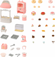 Epoch Sylvanian Families Falusi Cukrászda 30+ Kiegészítővel