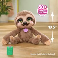 Just Play FurReal Mosolygó Lajhár Interaktív Plüssfigura 26 Cm