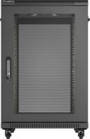 Lanberg 19" Szabadon Álló Rack Szekrény 18U 600x800mm - Fekete