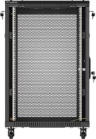 Lanberg 19" Szabadon Álló Rack Szekrény 18U 600x800mm - Fekete