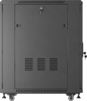 Lanberg 19" Szabadon Álló Rack Szekrény 18U 600x800mm - Fekete