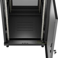 Lanberg 19" Szabadon Álló Rack Szekrény 18U 600x800mm - Fekete