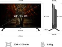 DYON 32" Ultimax 32H-TI-W 16:9 HD LED Smart TV