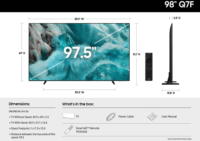Samsung 98" GQ98Q7FAAUXZG 16:9 4K UltraHD QLED Smart TV