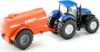 Siku New Holland Traktor Tankkal 1:50 - Kék / Narancssárga
