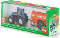 Siku New Holland Traktor Tankkal 1:50 - Kék / Narancssárga