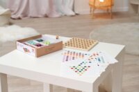 Eichhorn Montessori Gyöngyválogató Finommotorika Oktató és Készségfejlesztő Játék