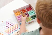 Eichhorn Montessori Gyöngyválogató Finommotorika Oktató és Készségfejlesztő Játék