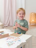 Eichhorn Montessori Gyöngyválogató Finommotorika Oktató és Készségfejlesztő Játék