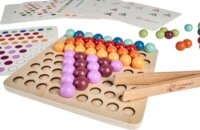 Eichhorn Montessori Gyöngyválogató Finommotorika Oktató és Készségfejlesztő Játék