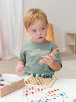 Eichhorn Montessori Gyöngyválogató Finommotorika Oktató és Készségfejlesztő Játék