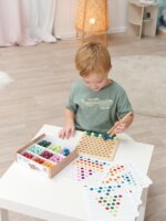 Eichhorn Montessori Gyöngyválogató Finommotorika Oktató és Készségfejlesztő Játék