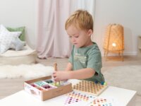 Eichhorn Montessori Gyöngyválogató Finommotorika Oktató és Készségfejlesztő Játék