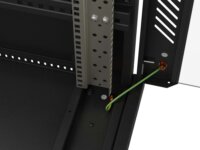 Lanberg 19" Szabadon Álló Rack Szekrény 27U 600x1000mm - Fekete