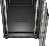 Lanberg 19" Szabadon Álló Rack Szekrény 27U 600x1000mm - Fekete
