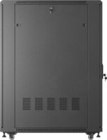 Lanberg 19" Szabadon Álló Rack Szekrény 27U 600x1000mm - Fekete