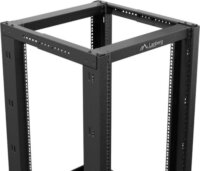 Lanberg 19" Szabadon Álló Nyitott Rack Állvány 18U 600x800mm - Fekete