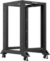 Lanberg 19" Szabadon Álló Nyitott Rack Állvány 18U 600x800mm - Fekete
