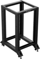 Lanberg 19" Szabadon Álló Nyitott Rack Állvány 18U 600x800mm - Fekete