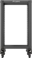 Lanberg 19" Szabadon Álló Nyitott Rack Állvány 18U 600x800mm - Fekete