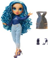 MGA Entertainment Rainbow High Style Icons - Skyler Baba Farmernadrágban