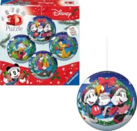 Ravensburger Disney Karácsonyi Gömb Szett 4 x 54 Darabos 3D Puzzle