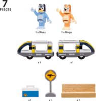 BRIO World Bluey Személyvonat Bluey és Bingo Figurákkal - Kék