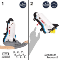 BRIO World Űr Vasút 56 Darabos Játékkészlet - Kék