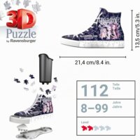 Ravensburger K-Pop Démonvadászok Tornacipő 108 Darabos 3D Puzzle