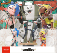 Splat Splatoon Rablók Amiibo Mako, Muri, Mantaro Játékfigura 13cm