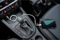 Ansmann 1700-0203 USB-C Apa - USB-C Apa Mágneses Szilikon Adat és Töltőkábel 1,2m - Fehér