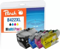 Peach (Brother LC-422XL) Utángyártott tintapatron - Tri-color + Fekete