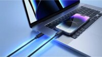 Ansmann 1700-0208 USB-C Apa - USB-C Apa Adat és Töltőkábel 60 Watt 2m - Fekete