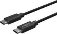 Ansmann 1700-0208 USB-C Apa - USB-C Apa Adat és Töltőkábel 60 Watt 2m - Fekete