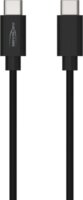 Ansmann 1700-0208 USB-C Apa - USB-C Apa Adat és Töltőkábel 60 Watt 2m - Fekete
