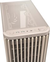 Asus PROART PA401 WOOD TG PWM Midi Torony Számítógépház + 2db 160mm ventilátor + 1db 120mm ventilátor - Beige