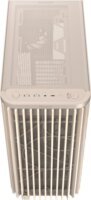 Asus PROART PA401 WOOD TG PWM Midi Torony Számítógépház + 2db 160mm ventilátor + 1db 120mm ventilátor - Beige