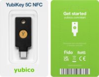 Yubico YubiKey 5C NFC USB-C Biztonsági Hardver Kulcs - Fekete/Arany