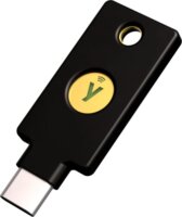 Yubico YubiKey 5C NFC USB-C Biztonsági Hardver Kulcs - Fekete/Arany