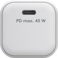 Goobay 80241 USB-C PD GaN Hálózati Gyorstöltő Adapter 45W - Fehér