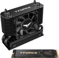 Team Group 2TB T-FORCE GC PRO NVMe PCIe 5.0 x4 M.2 SSD T-FORCE DARK AirFlow Hűtőbordával