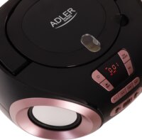 Adler AD 1181bc Hordozható CD lejátszós FM Rádió - Fekete