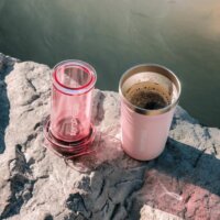 Aeropress Go Plus Hordozható Kávéfőző - Rózsaszín