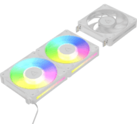 ARCTIC BioniX P12 A-RGB 120mm PWM Rendszerhűtő ventilátor 3db - Fehér