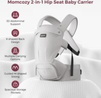 Momcozy Air Mesh Ergonomikus Babahordozó Max 20 Kg - Szürke