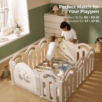 Momcozy GM017-C700NB-A Baba játszó szőnyeg 127 x 127 cm - Green Forest minta