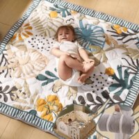 Momcozy GM017-C700NB-A Baba játszó szőnyeg 127 x 127 cm - Green Forest minta