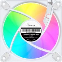 Ocypus Gamma F12 Elite ARGB PWM 120mm Rendszerhűtő ventilátor 3db - Fehér