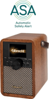 Albrecht DR 710 Bluetooth hordozható FM / DAB+ Zsebrádió - Barna