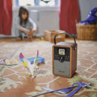 Albrecht DR 710 Bluetooth hordozható FM / DAB+ Zsebrádió - Barna